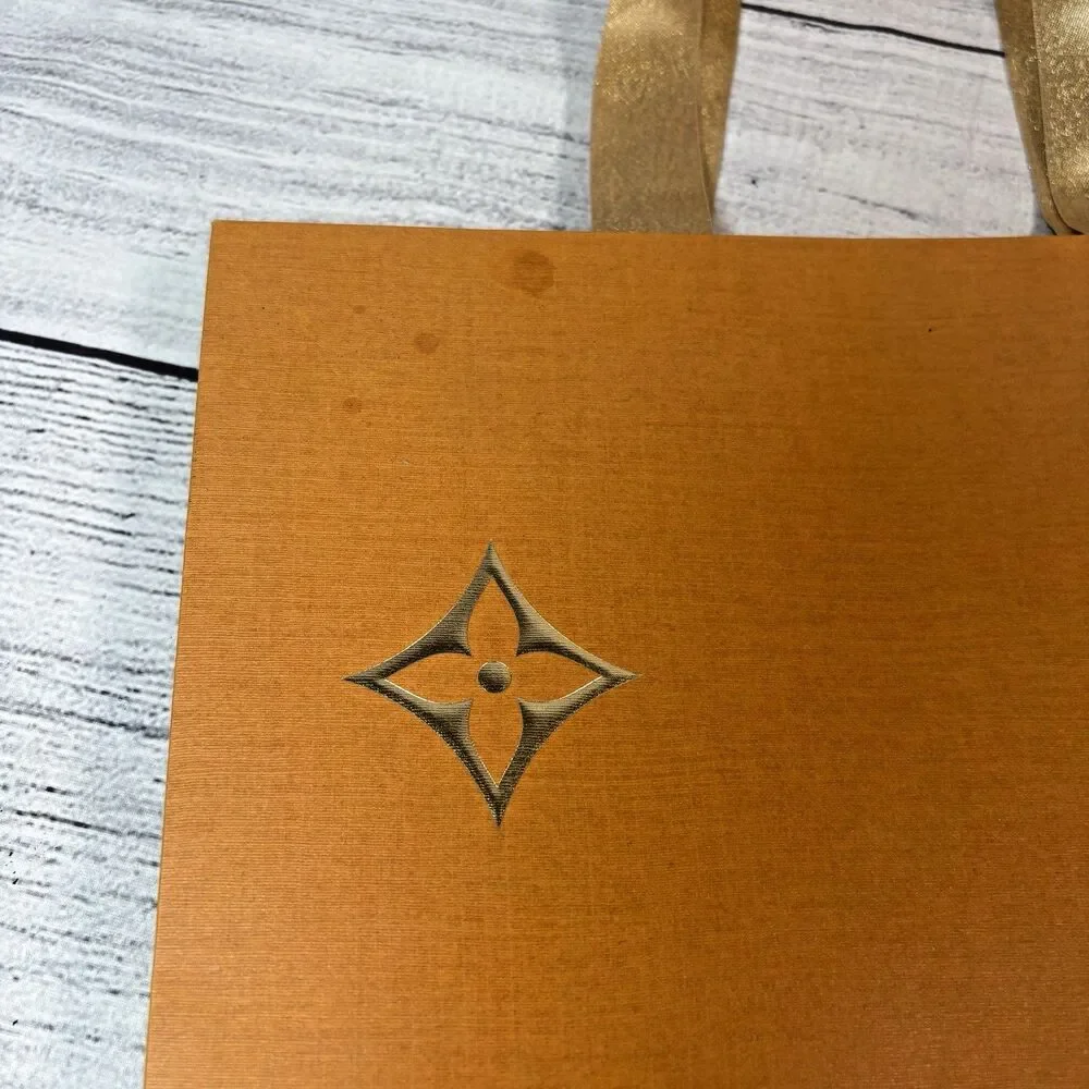LOUIS VUITTON Authentic Paper Gift Shopping Bag 14 x 10 x 4